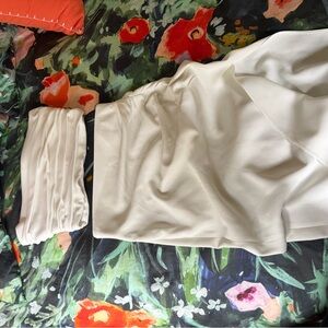 Sophisticated Zara White Pencil Skirt and Top